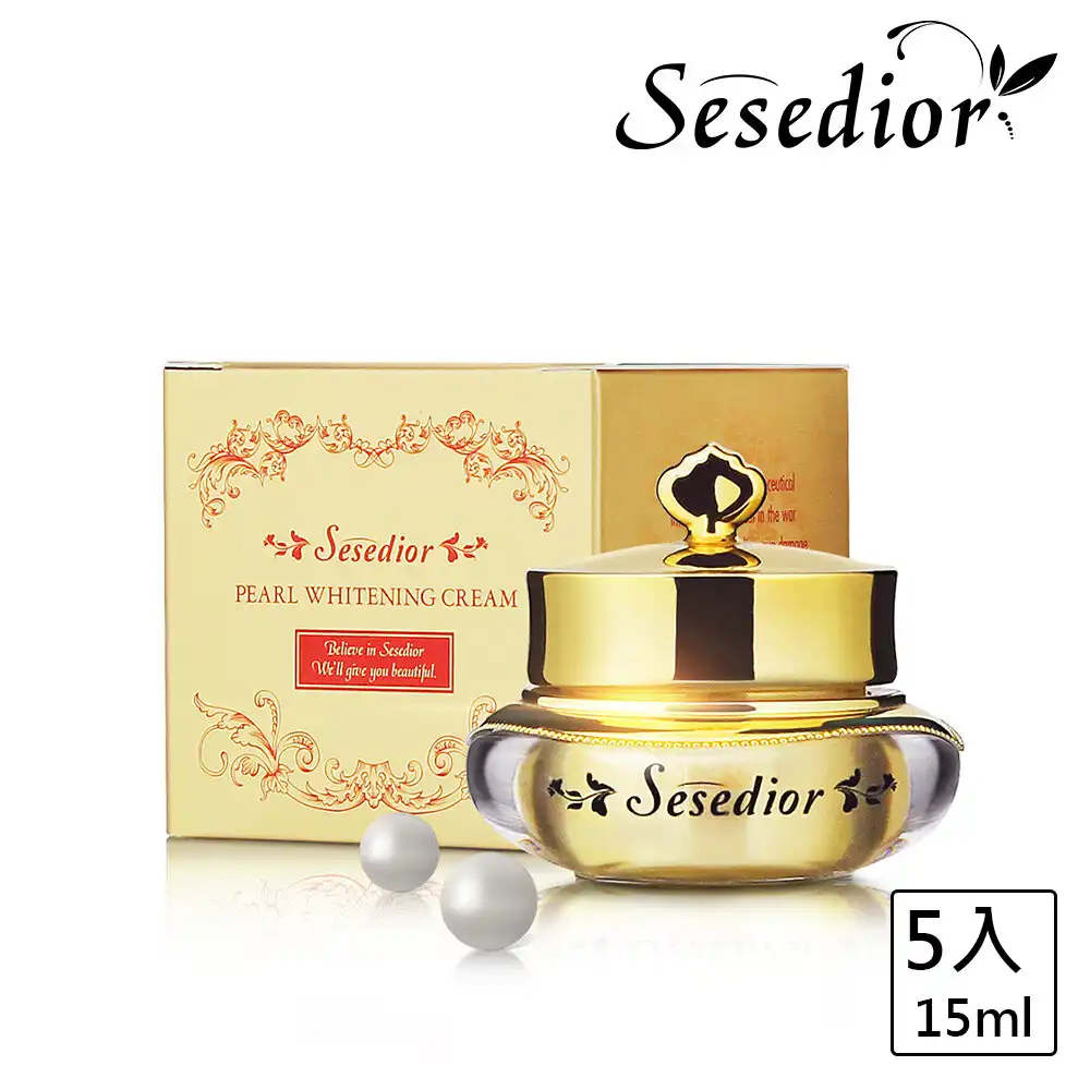 【sesedior】奢華白皙緊緻珍珠膏5入組